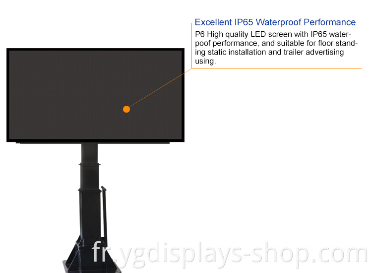 IP65 outdoor LED TV screen